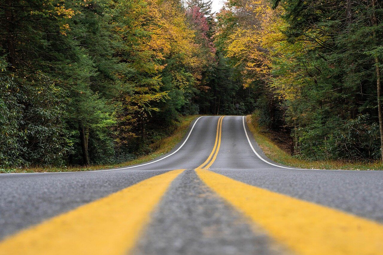 Road Landscape Autumn Highway Fall  - jatocreate / Pixabay